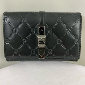 Pinky & Dianne Black Leath her Wallet anew Without Tag
